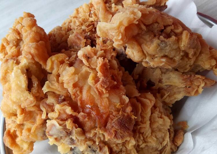 Ayam krispy 3 bahan (simple)