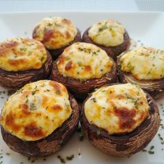 A picture of Cream Cheese Stuffed Mushrooms.