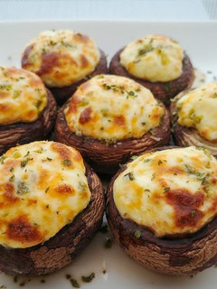 A picture of Cream Cheese Stuffed Mushrooms.