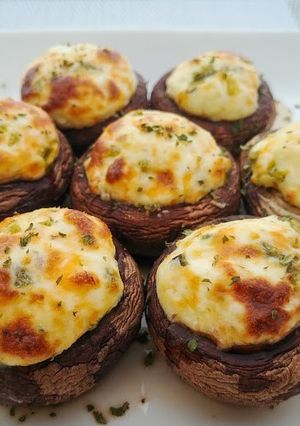 A picture of Cream Cheese Stuffed Mushrooms.