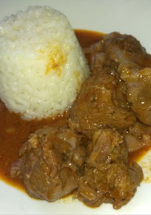 Una foto de Carrillada de cerdo en salsa