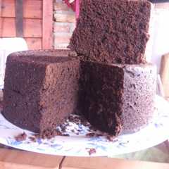 Foto principal de Torta con harina de algarroba en microondas