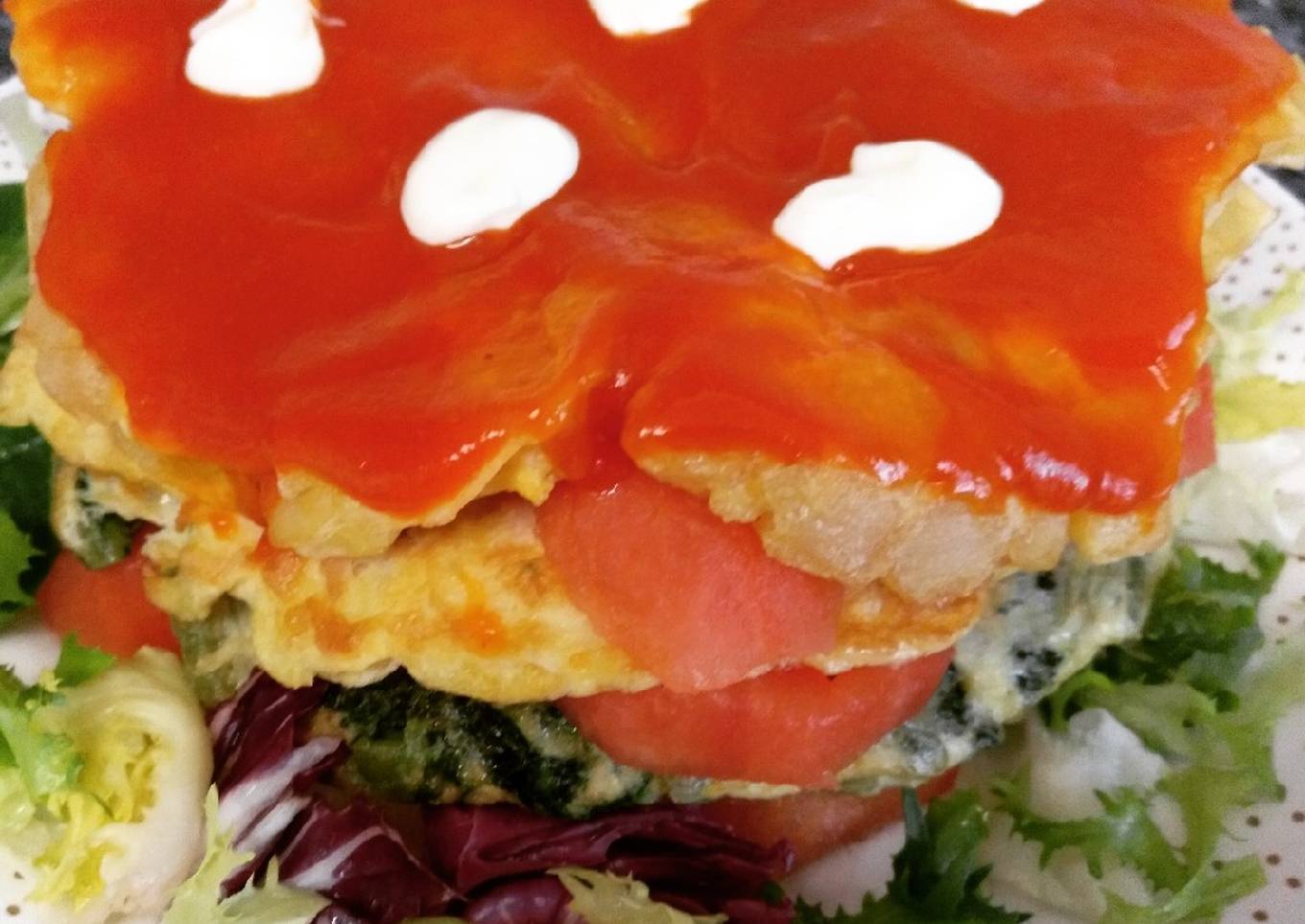 Pastel de tortillas