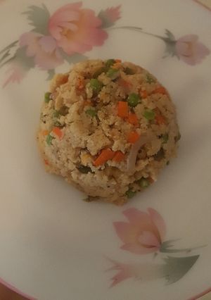 A picture of Rava upma.
