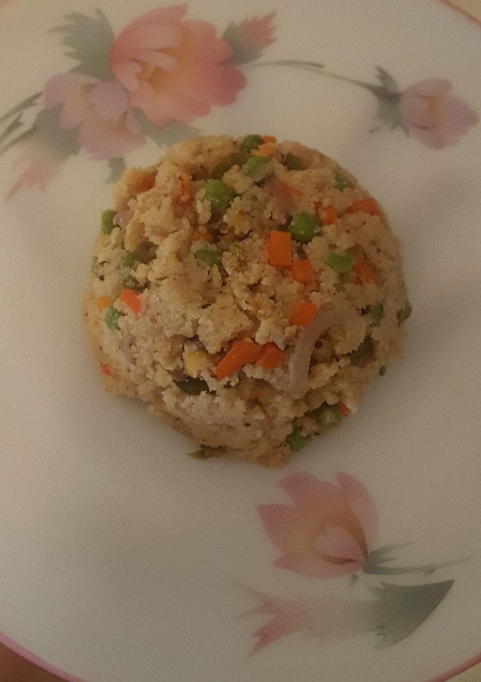 A picture of Rava upma.