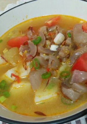 Foto resep Soto lontong kikil surabaya (no santan) #KitaBerbagi