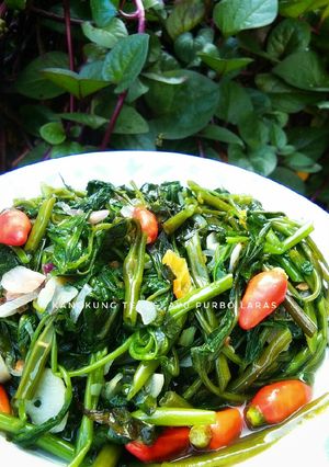 Foto resep Tumis kangkung terasi
