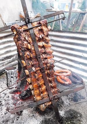 Una foto de Costillar al asador
