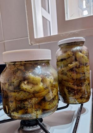 Una foto de Escabeche de berenjena 🍆