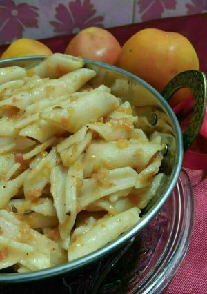 A picture of Veggies penne pasta.