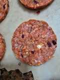 Hamburguesa casera de cerdo
