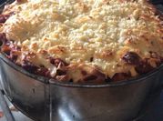 Una foto de rigatoni con carne molida
