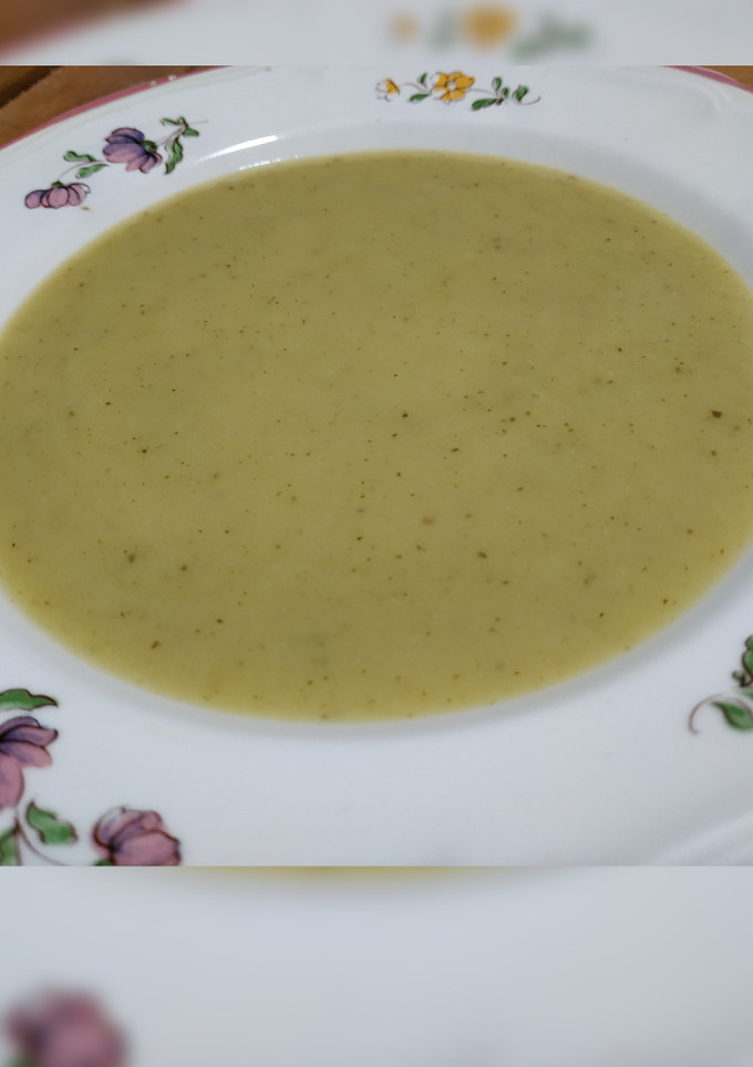 Una foto de Crema de calabacín