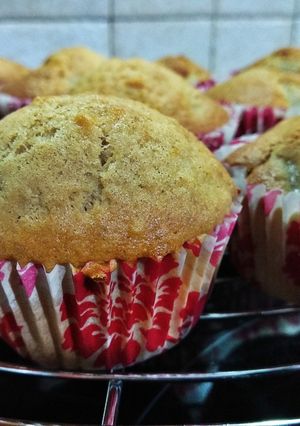 Φωτογραφία της συνταγής Muffins με Αχλάδια και Καρύδια 🍐