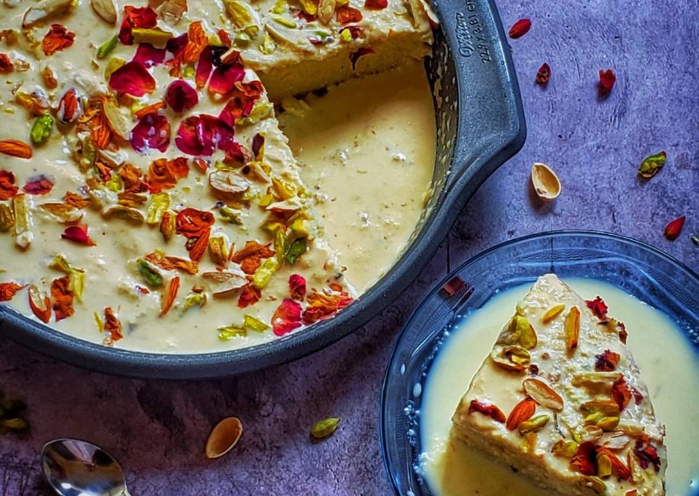 Rabdi malai cake