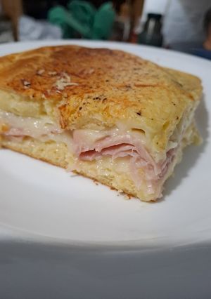 Una foto de Torta de fiambre con masa licuada