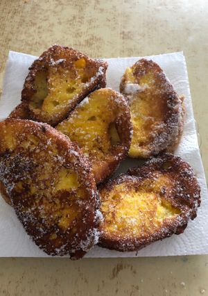 Una foto de Torrijas de roscón de pascua