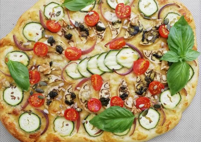 Le moyen le plus simple de Cuire Savoureux Pizza healthy sans repos
(alternative vegan)