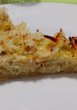Una foto de Tarta de pescado reciclado !