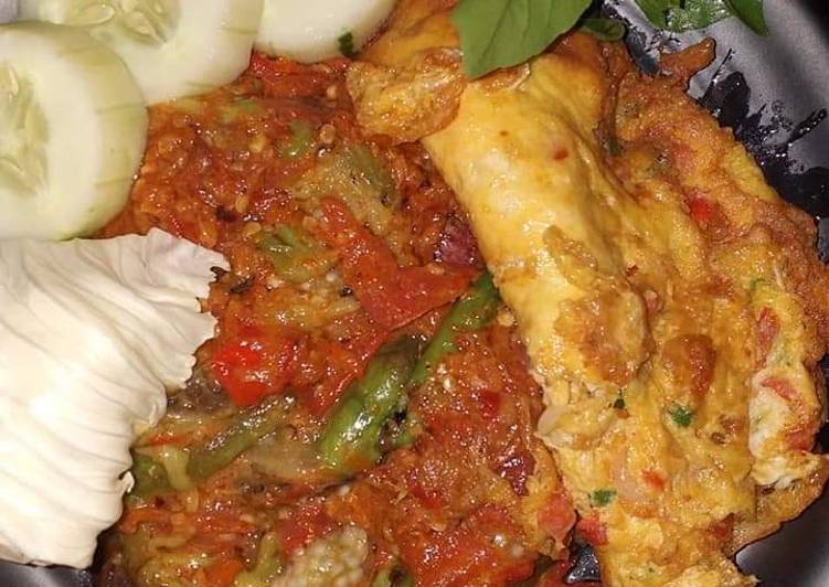 Terong Bakar Penyet Sambel Judes