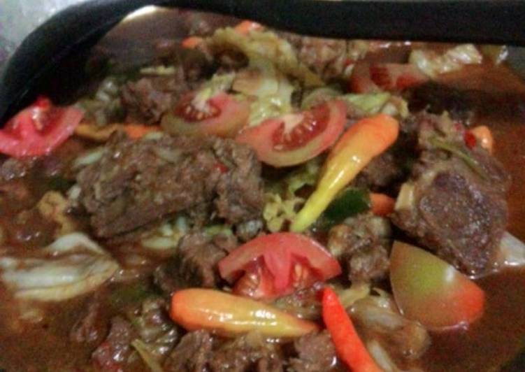 Resep Tongseng kambing bumbu minimalis rasa fantastis 😉 Anti Gagal