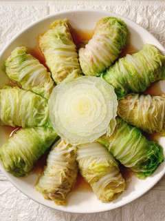 宴客菜/年菜【花開富貴白菜捲】 的食譜成品照片