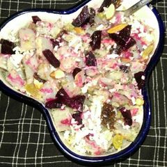 A picture of Warm Roasted Sweet potato Salad.