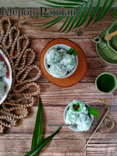 Foto resep Klepon Pandan kenyal tanpa kapur sirih