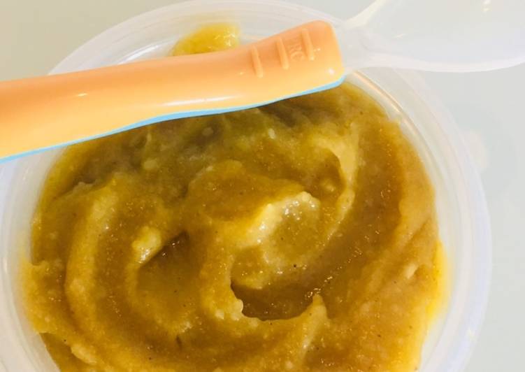 Recipe of Super Quick Homemade Roasted sweet potato-pumpkin purée (for infants/toddlers)
