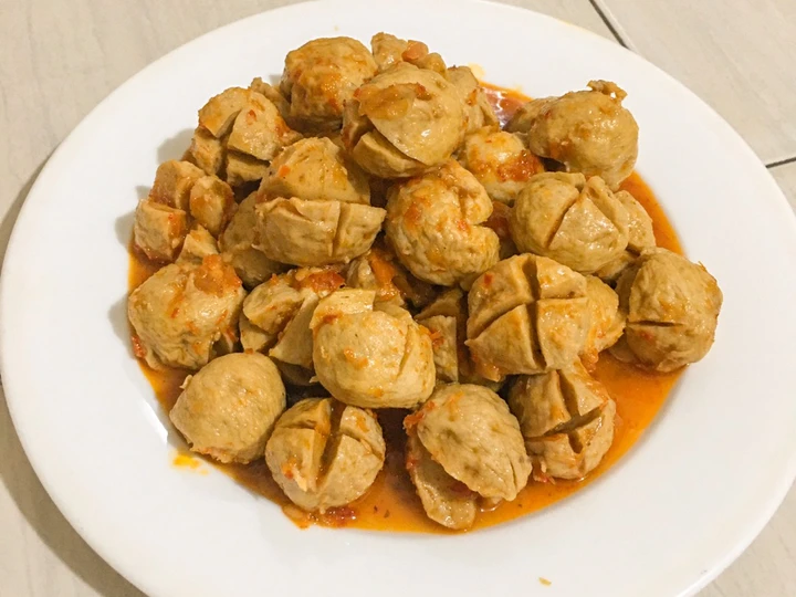 Langkah Gampang Membikin Resep Pentol bakso mercon yang Bikin Ngiler Anti Ribet, Sempurna