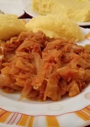 O poză a rețetei Varza dulce călită.