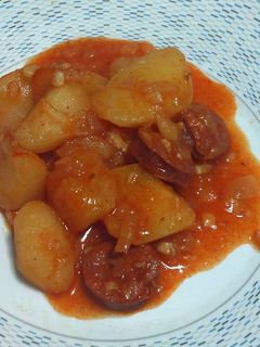 Una foto de Patatas a la riojana
