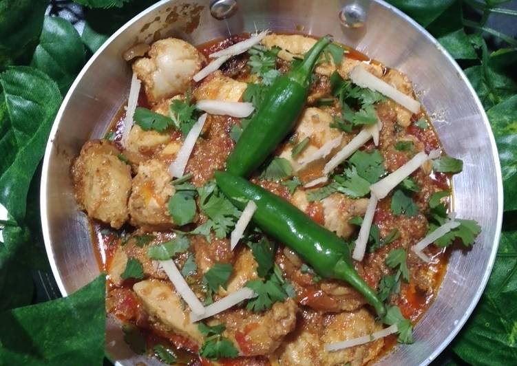 Recipe of Super Quick Homemade Tawa chicken boneless kadahi