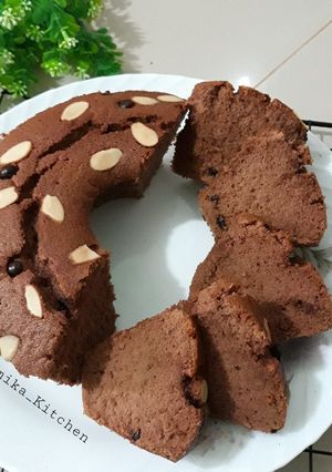 Foto resep Bolu Cokelat Putih Telur metode ALL IN ONE