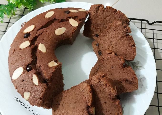 Resep Bolu Cokelat Putih Telur metode ALL IN ONE yang Enak Banget