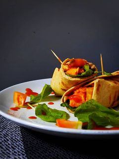 รูปของ Vegan Whole Wheat Wrap