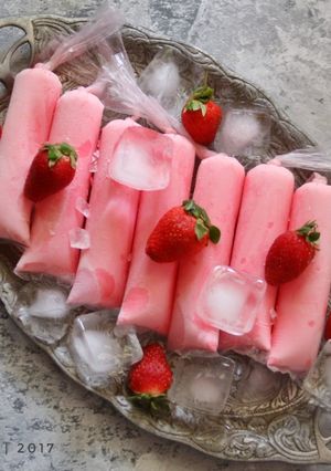 Foto resep Es Lilin Yogurt Berry
