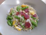 腊肠四季豆炒饭 Fried Rice with Chinese Sausage & French Beans