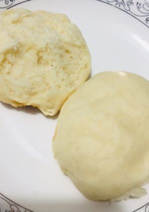 Hình của món Nấu ăn cùng con: Bánh mì sữa siêu mềm siêu dễ không cần lò nướng.