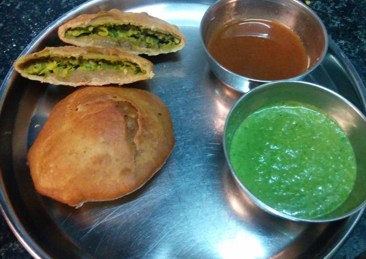 Recipe of Perfect The green trio kachori