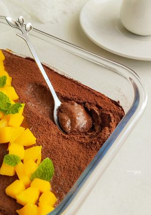 Foto resep Rice Chocolate Mousse (olahan nasi sisa)