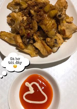 Hình của món Gà bơ tỏi 🐤.