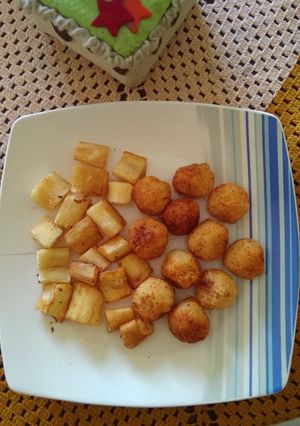 Foto resep Ondol ondol dan singkong goreng