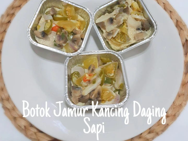 Cara Gampang Membuat Resep Botok Jamur Kancing Daging Sapi yang Bikin Ngiler