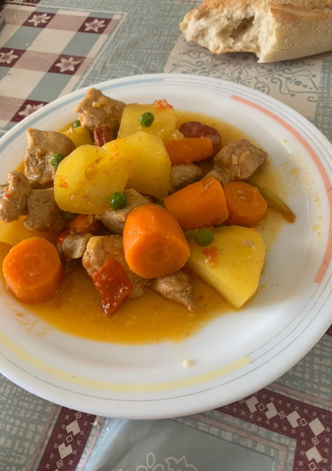 Una foto de Carne de cerdo guisada