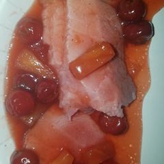 A picture of Slow Cooker Pineapple Upside Down Ham.