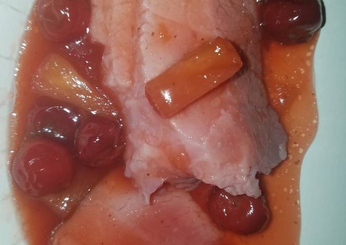 Recipe of Ultimate Slow Cooker Pineapple Upside Down Ham