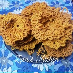 A picture of Homemade Butter Janthikalu or Murukku.
