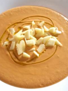 Una foto de Salmorejo casero