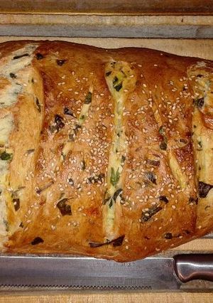 Medvehagymás magos kenyér recept fotója